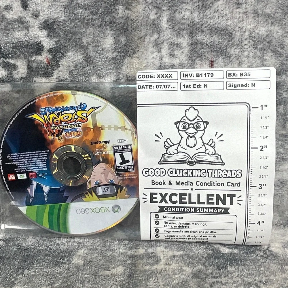Naruto Shippuden Ultimate Ninja Storm Generations Xbox 360 Anime Fighting Game